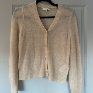 Madewell Light Tan Cardigan Sweater